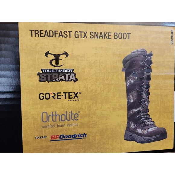 Cabela’s Treadfast GTX Side‑Zip Snake Boots | Men’s Size 8 | Waterproof - Picture 8 of 16